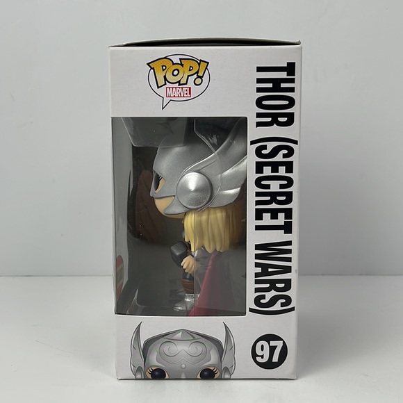Funko Pop Thor Secret Wars 97 Marvel Collector Corps Exclusive NIB - Picture 3 of 14